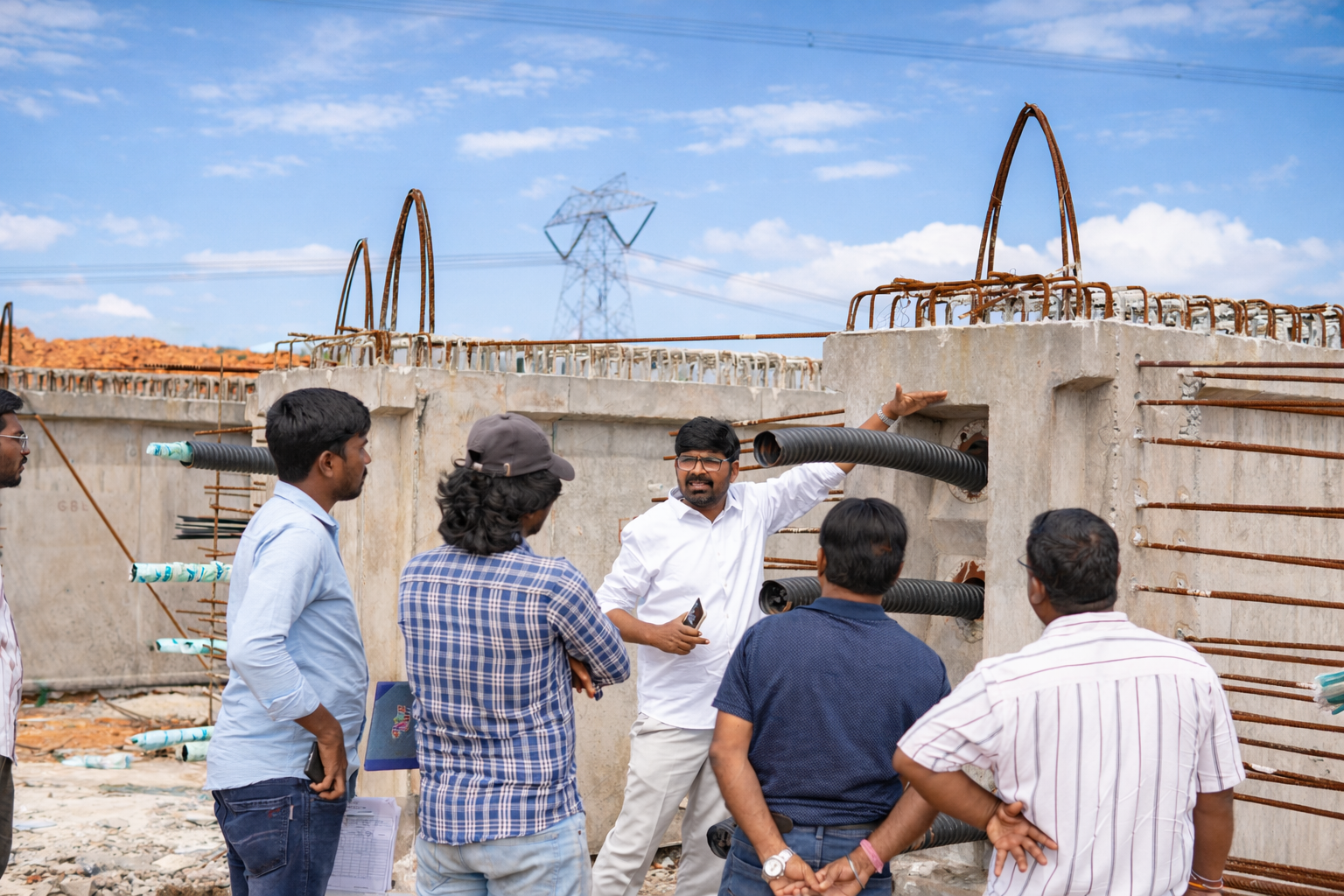 JSR, jar, j Sanjeev Rao. Sanjeev rao, jsr prestressing, girder, site support,