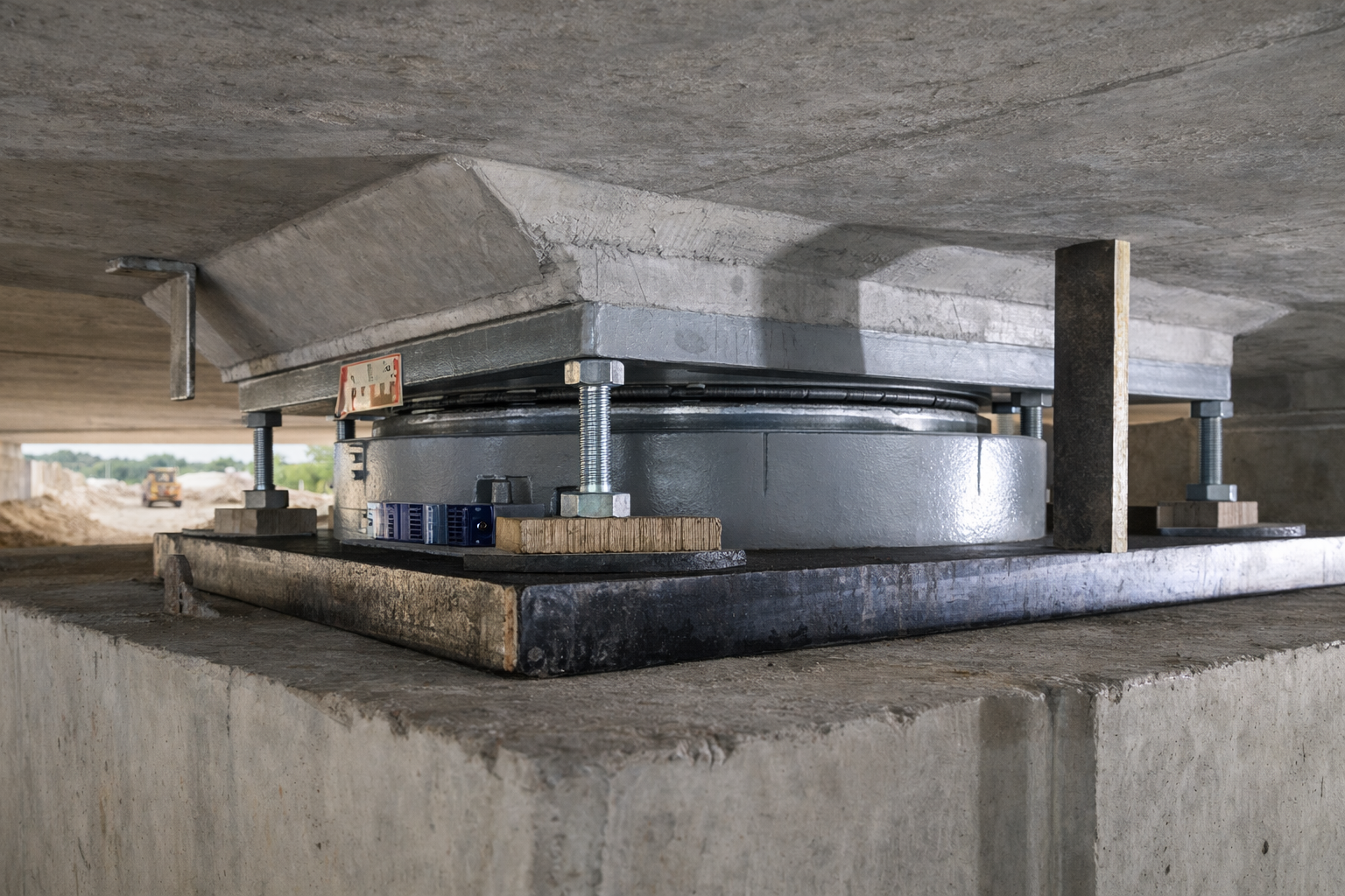 baring installation, girder baring,